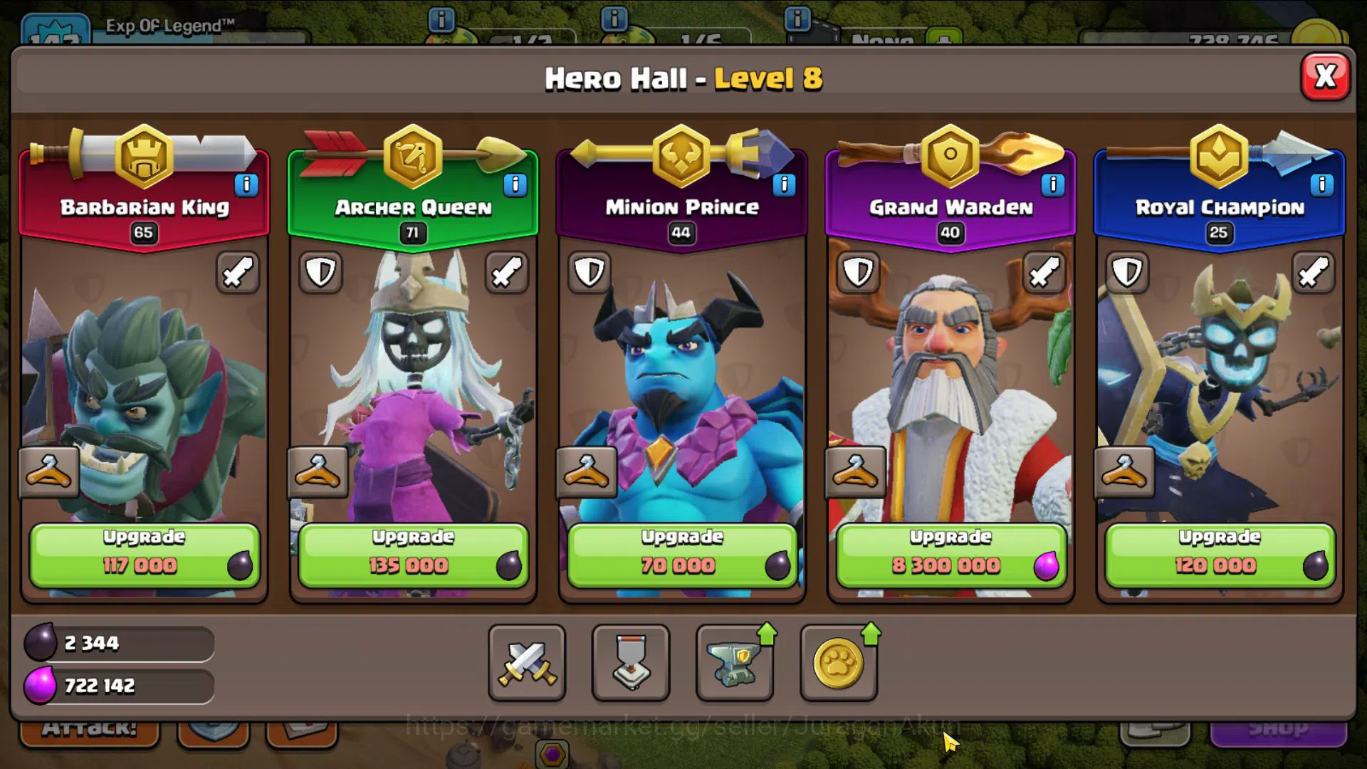 Clash of Clans Accounts Starter TH 14 - BH 8|LV 142|HH 8|BK 65,AQ 71,GW 40,MP 44,RC 25|CN ON|Protect OFF|TAKE MAIL(COC1885) 3