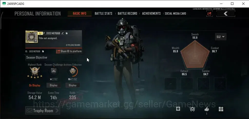 Arena Breakout Accounts MOBILE|Lvl 30|SV 54.2M|CV 39.6M|Koi LR-AR2,Decree  image 2