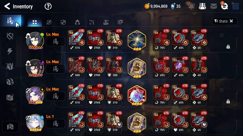 Epic Seven Accounts GLOBAL UNVERIF|6 ML(LOT Scales,LW Peira,SS Vivian, image 6