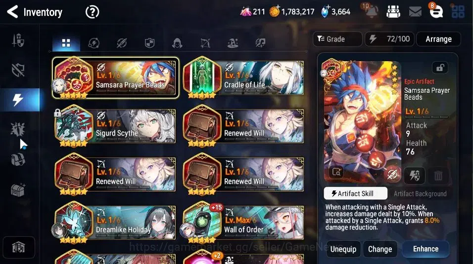 Epic Seven Accounts GLOBAL Unverif|NewEra|7 ML[BArunka,LW Peira,WOTM T image 16