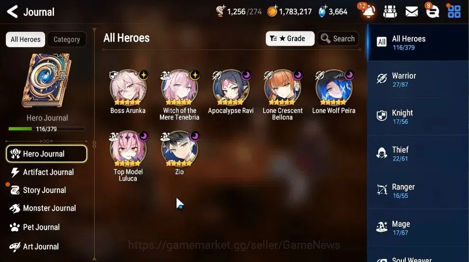 Epic Seven Accounts GLOBAL Unverif|NewEra|7 ML[BArunka,LW Peira,WOTM T image 4