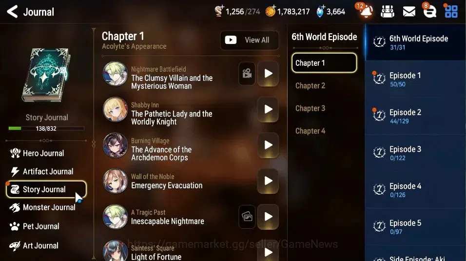 Epic Seven Accounts GLOBAL Unverif|NewEra|7 ML[BArunka,LW Peira,WOTM T image 6