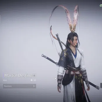 Where Winds Meet Accounts Server Time | Limit Martial Destiny Hat/Head Band WuKong | LVL 5 Starter | MC Female | Check SS