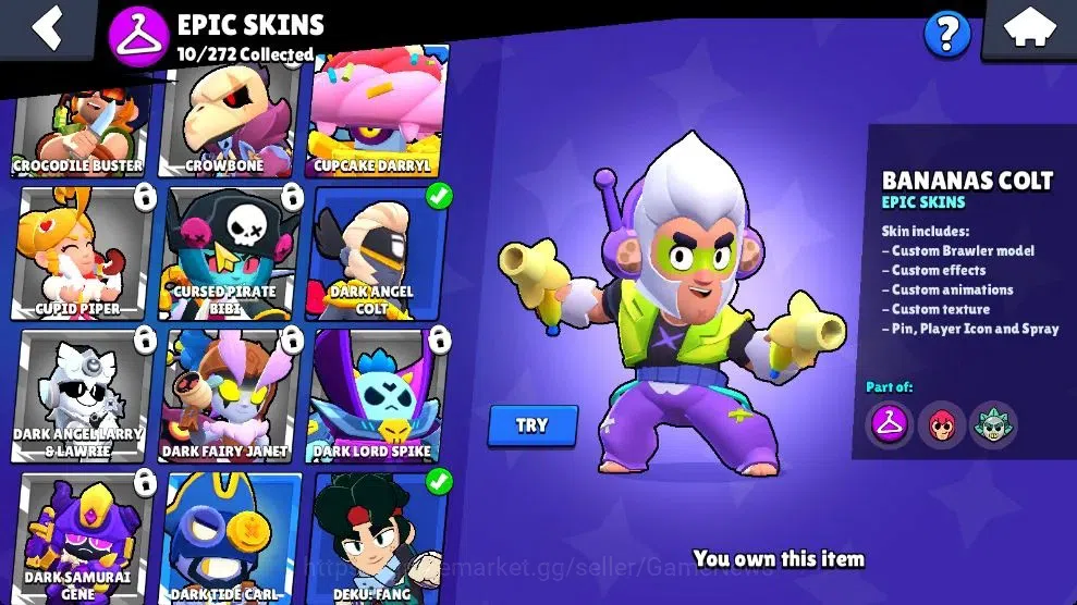 Brawl Stars Accounts 1780 Trophy|32 Brawlers 3 Max Lvl [Gigi,Colt,Rico] image 11