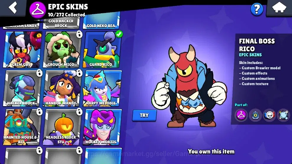 Brawl Stars Accounts 1780 Trophy|32 Brawlers 3 Max Lvl [Gigi,Colt,Rico] image 13