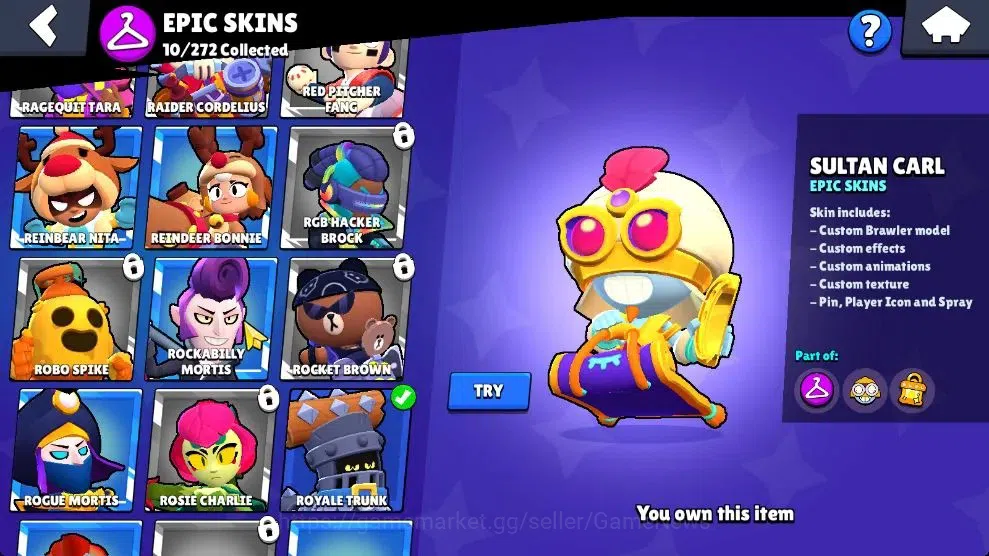 Brawl Stars Accounts 1780 Trophy|32 Brawlers 3 Max Lvl [Gigi,Colt,Rico] image 15