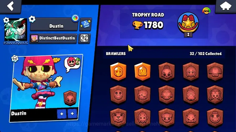 Brawl Stars Accounts 1780 Trophy|32 Brawlers 3 Max Lvl [Gigi,Colt,Rico] image 18