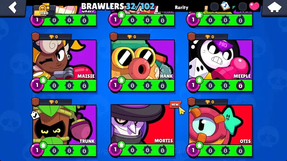 Brawl Stars Accounts 1780 Trophy|32 Brawlers 3 Max Lvl [Gigi,Colt,Rico] image 7