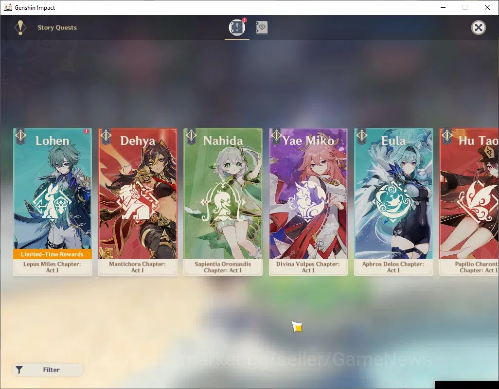 Genshin Impact Accounts ASIA|AR 52|3 Limited + 2 (*5Weapon)|Ayaka+Signatur image 14