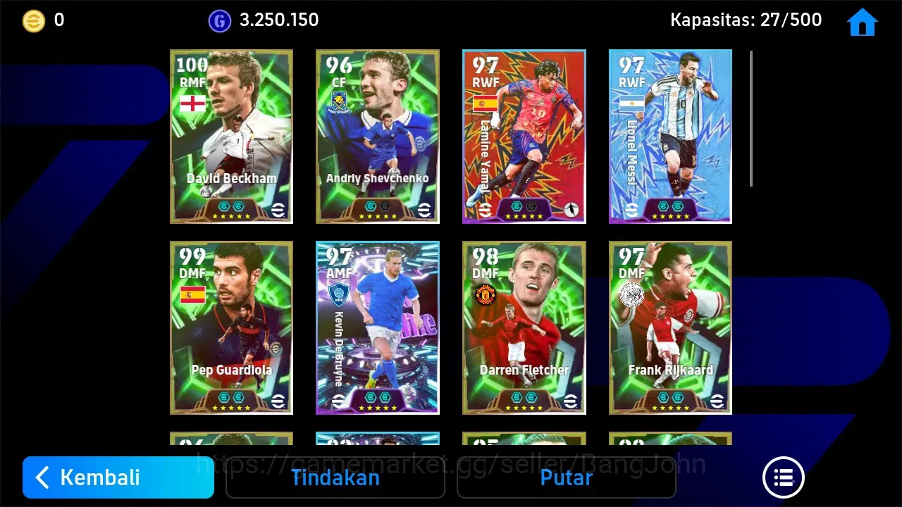 eFootball Accounts Android|PW 3190|Forlan Epic,Lamine Yamal Epic,Beck image 4