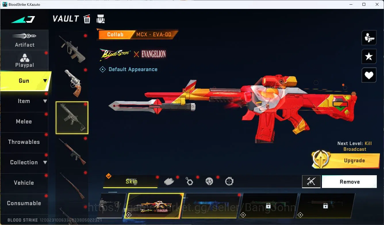 Blood Strike Accounts ASIA|COLLAB=QBZ95,MCX,|ULTRA=VECTOR,VSS,DESERT EAG image 11