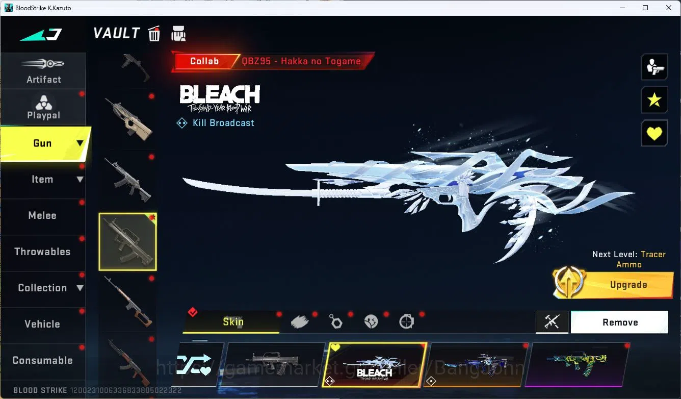 Blood Strike Accounts ASIA|COLLAB=QBZ95,MCX,|ULTRA=VECTOR,VSS,DESERT EAG image 12