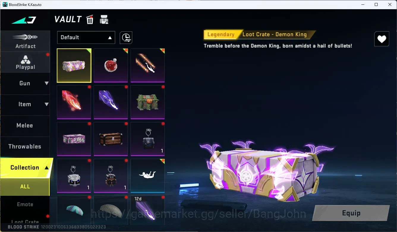 Blood Strike Accounts ASIA|COLLAB=QBZ95,MCX,|ULTRA=VECTOR,VSS,DESERT EAG image 17