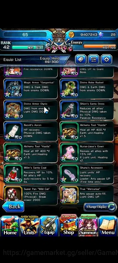 Grand Summoners Accounts Global|Rank 42|10 Ascend+2 TW|(Chloe,Liza)+TW,2x S image 11