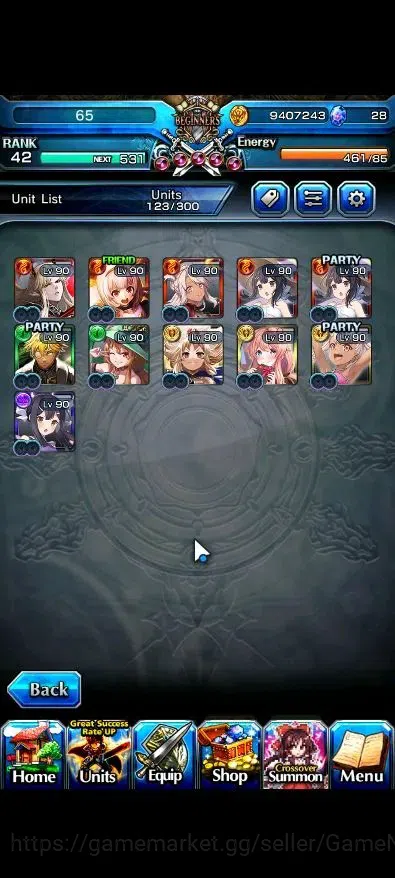 Grand Summoners Accounts Global|Rank 42|10 Ascend+2 TW|(Chloe,Liza)+TW,2x S image 4
