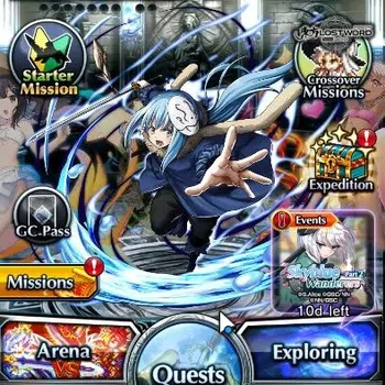 Grand Summoners End-Game Global|Rank 42|10 Ascend+2 TW|(Chloe,Liza)+TW,2x S image 1