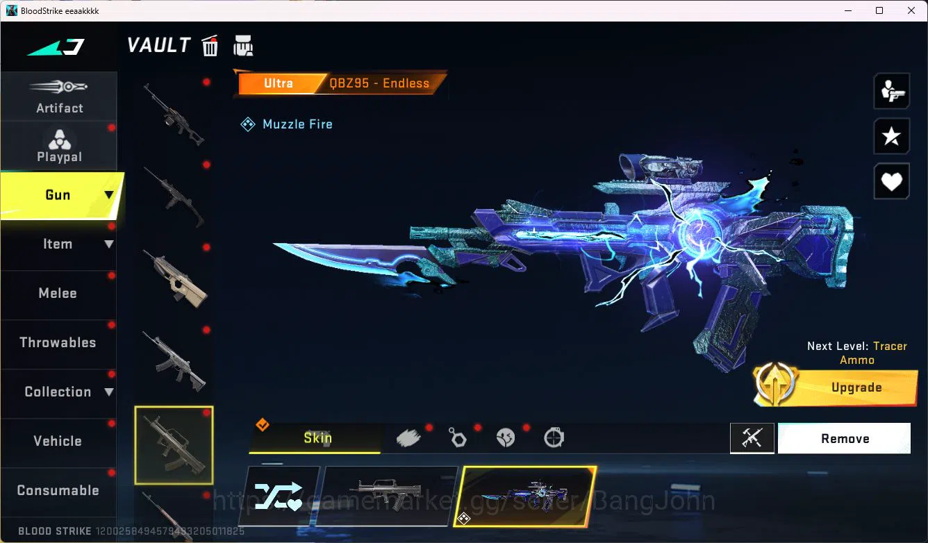 Blood Strike Accounts ASIA|COLLAB=UZI|LIMITED=ZANPAKUTO,RPK|ULTRA=QBZ95, image 9