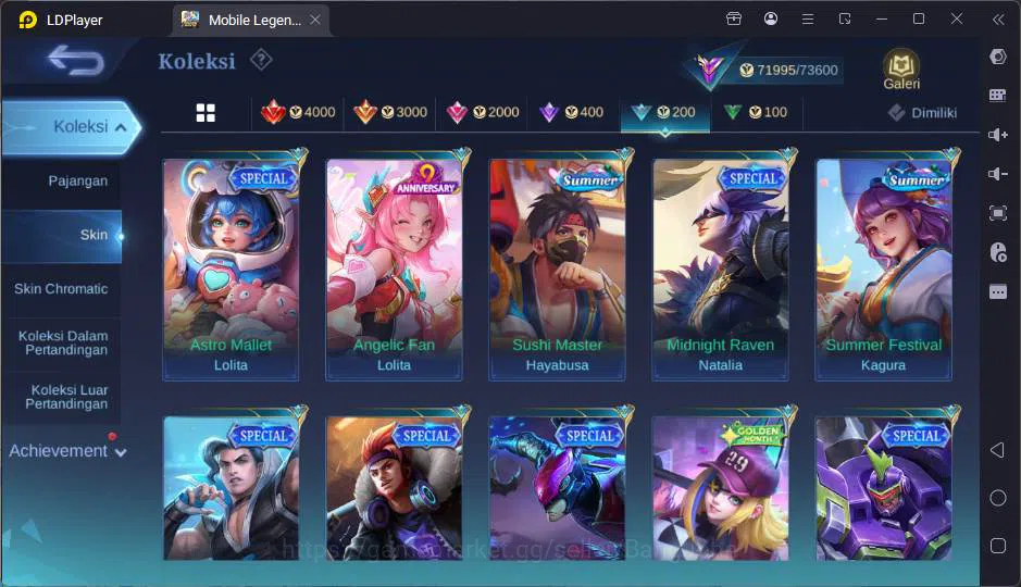 Mobile Legends: Bang Bang Accounts GLOBAL|Hero 130|Skin 297|Trf Roger,Prime Claude,Ko image 11