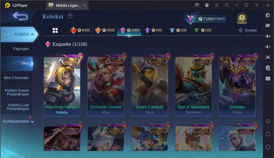 Mobile Legends: Bang Bang Accounts GLOBAL|Hero 130|Skin 297|Trf Roger,Prime Claude,Ko image 19