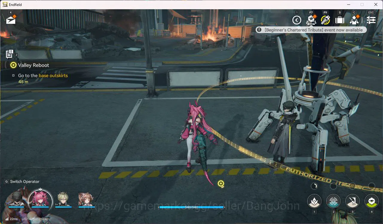 Arknights: Endfield Accounts ASIA | starter, Yvonne, lifeng, Ardelia, WP6s 2 | image 1