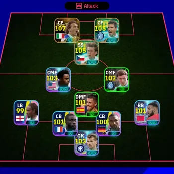 eFootball Accounts High-End Mobile |PW 3166|BIGT DelPiero|Epic AgueroCity RuisCosta Rosicky|Shwt Oyarzabal Yamal