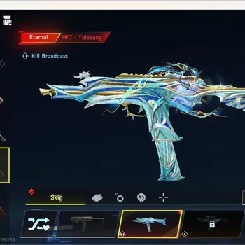 Blood Strike Accounts Collab Skin ASIA | Eternal Gun: MP7-Tidesong|1 Ultra Melee The Iron-|OPM QBZ95-Genos|5 Ultra