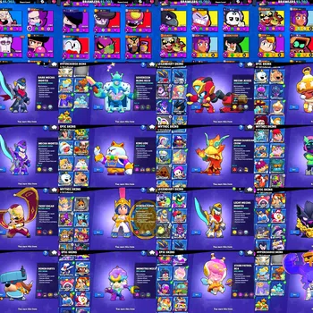 Brawl Stars Accounts 41100 TROPHY | 93 BRAWLERS | KING LOU | 3 MECHA MO image 1