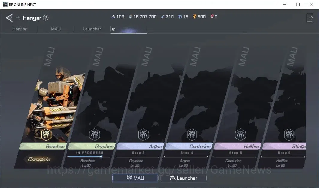 RF Online Next Accounts Starter Anka 1 | Lvl 48 | 109 Diamond + 26k CP + 1 image 12