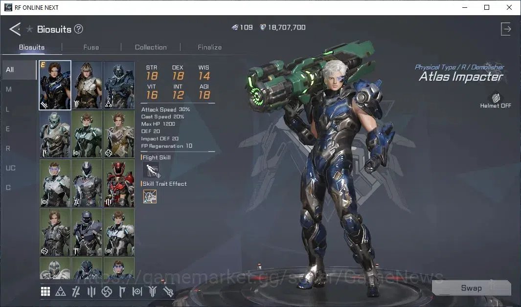 RF Online Next Accounts Starter Anka 1 | Lvl 48 | 109 Diamond + 26k CP + 1 image 14