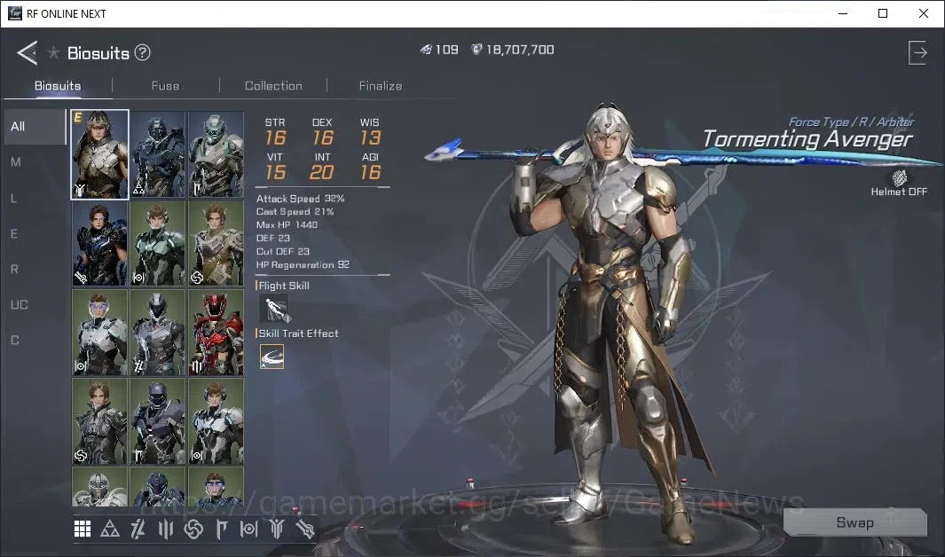 RF Online Next Accounts Starter Anka 1 | Lvl 48 | 109 Diamond + 26k CP + 1 image 3