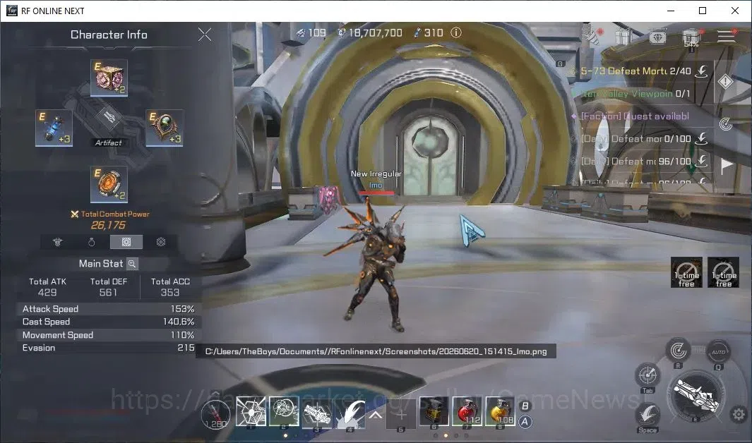 RF Online Next Accounts Starter Anka 1 | Lvl 48 | 109 Diamond + 26k CP + 1 image 8