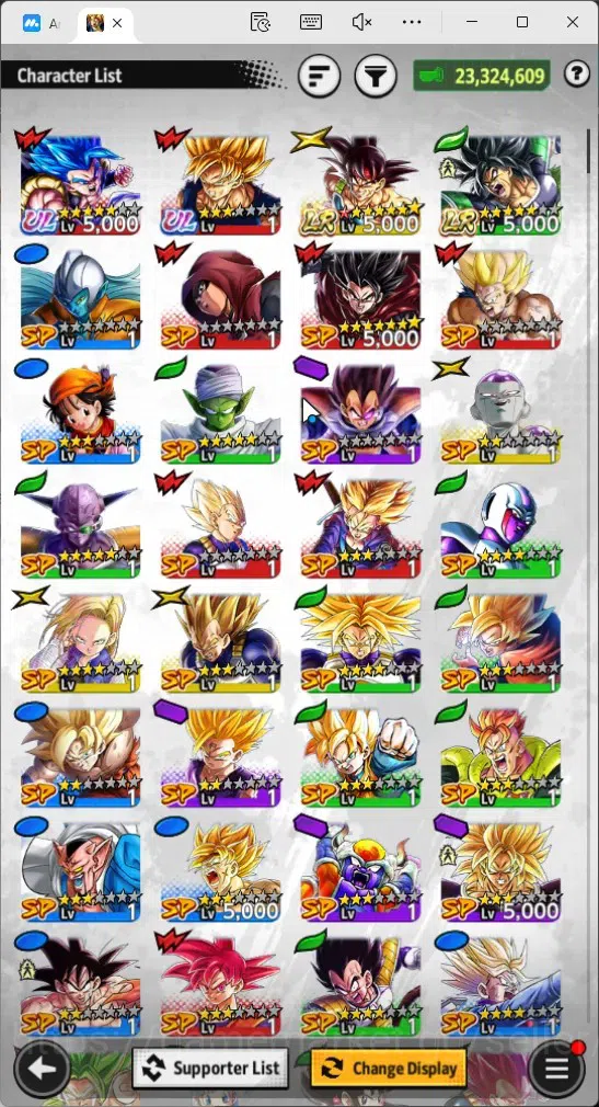 Dragon Ball Legends Accounts Global|Lvl 151|23.3M Total Power| 29K CC| 2 LR| 2  image 14