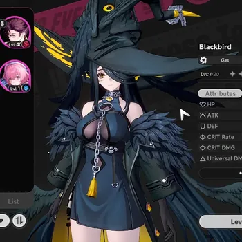 Neverness to Everness Accounts GLOBAL NA|HL 26|1 Limited|(BlackBird +Sign +Her Glider)|2 S-Class Select|Vehicle Limit