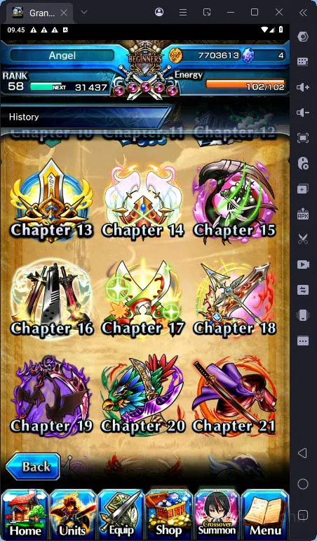 Grand Summoners Accounts [GLOBAL] Rank 58 | 5 Ascend | Kyoko Sakura | Sayak image 3