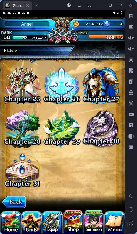 Grand Summoners Accounts [GLOBAL] Rank 58 | 5 Ascend | Kyoko Sakura | Sayak image 4