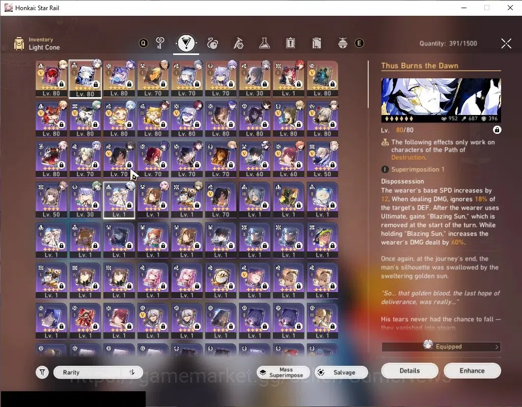 Honkai Star Rail Accounts Asia|TL70|2 PremTeam|22 Limited|[Phainon,Sunday,Bl image 7