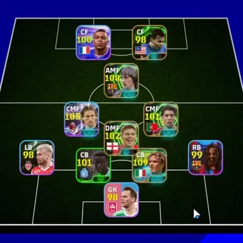 eFootball Accounts Legends & Iconic Players Android|Epic Paolo Maldini,Johan Cruyff,Rui Costa,Steven Gerrard,Safee Sali|6