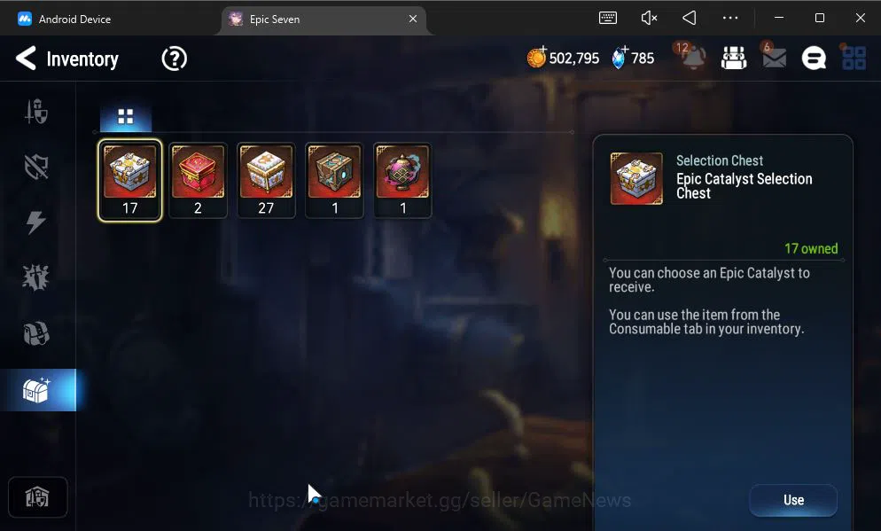Epic Seven Accounts GLOBAL UNVERIF|New Era|5 ML(DK Sharun,BYSHwayoung, image 2