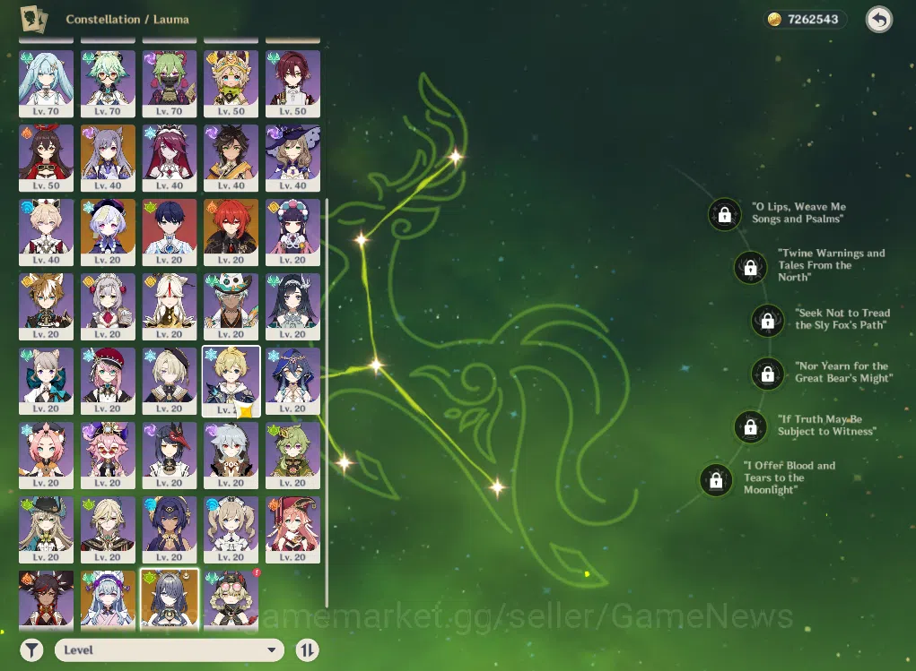 Genshin Impact Accounts ASIA|AR56|5Limited+5(*5Weapon)|ArlecchinoC1+sign,W image 15