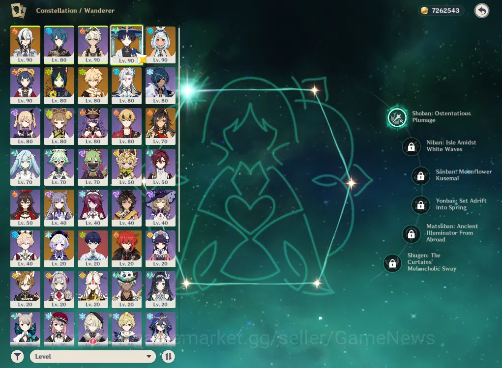 Genshin Impact Accounts ASIA|AR56|5Limited+5(*5Weapon)|ArlecchinoC1+sign,W image 17