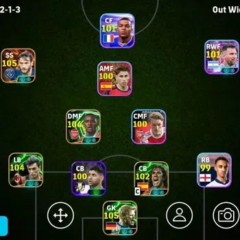 eFootball Accounts Legends & Iconic Players Mobile|PW 3163|K.Kvaratskhella BigT,Patrick Vieira Epic,Paolo Maldini
