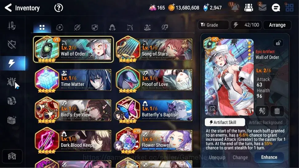 Epic Seven Accounts GLOBAL|UnVerif|3 ML(T Eidolon Kayron,D King Sharun image 18