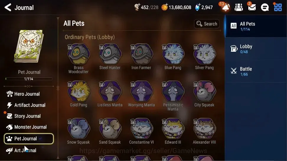 Epic Seven Accounts GLOBAL|UnVerif|3 ML(T Eidolon Kayron,D King Sharun image 9