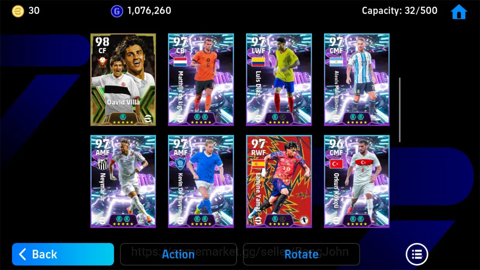 eFootball Accounts Mobile|PW 3206 |Lamine Yamal BigT,Andrea Pirlo Epi image 3