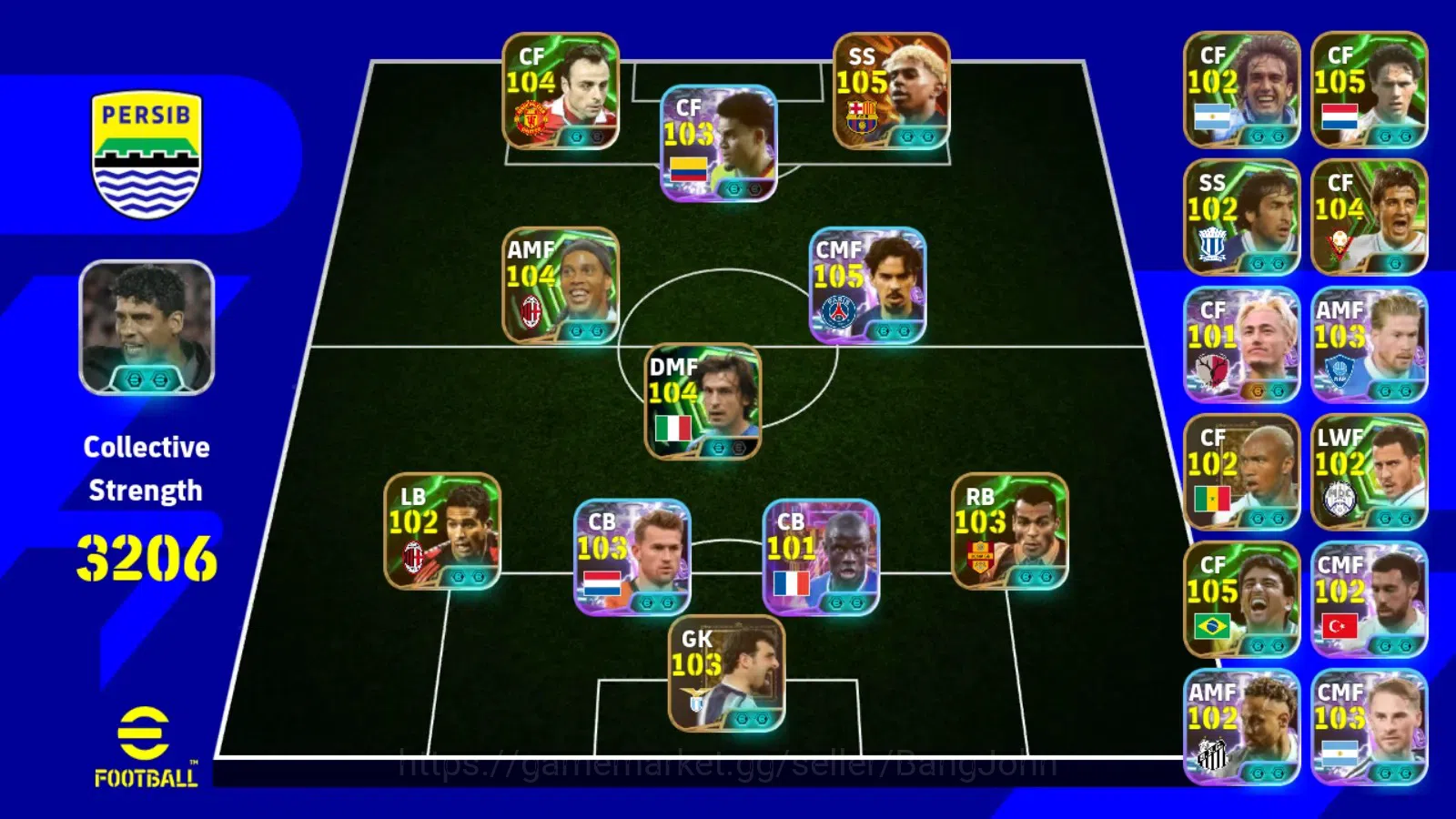 eFootball Accounts Mobile|PW 3206 |Lamine Yamal BigT,Andrea Pirlo Epi image 7
