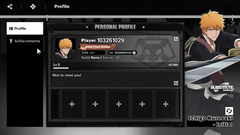 BLEACH: Soul Resonance Accounts A PLUS EU |Fresh Starter LV 3|2 SSR Sosuke Aizen, image 4