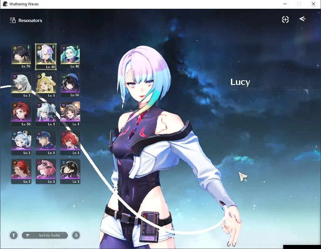 Wuthering Waves Accounts EU |UL 47|2 Limited| Lucy RC 6 + Signature, Rebecc image 2