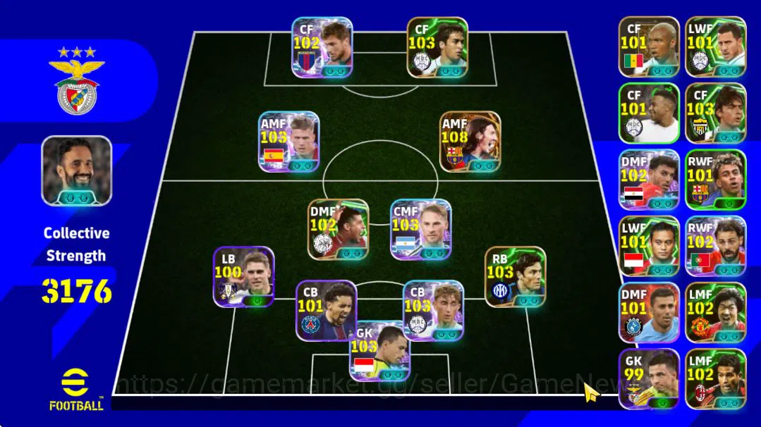 eFootball Accounts Mobile|Big Time Lionel Messi(Momentum Dribbling,Bl image 13