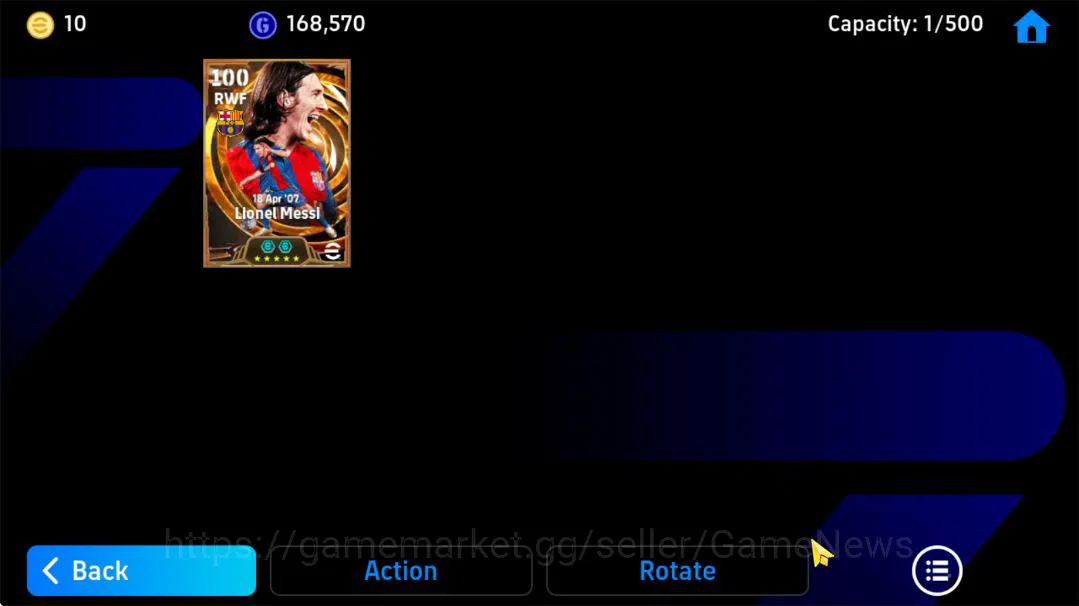 eFootball Accounts Mobile|Big Time Lionel Messi(Momentum Dribbling,Bl image 9