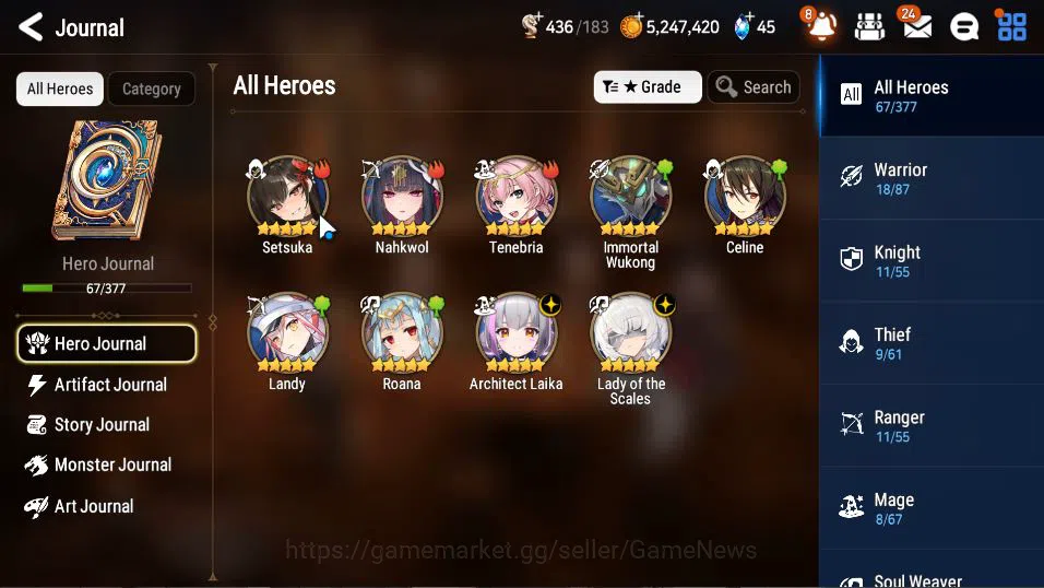 Epic Seven Accounts GLOBAL Unverif|New Era|2 ML (LOTScales,ALaika)+Set image 20